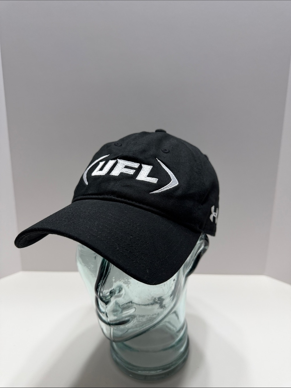 Under Armour Black Baseball Hat with White UFL Logo